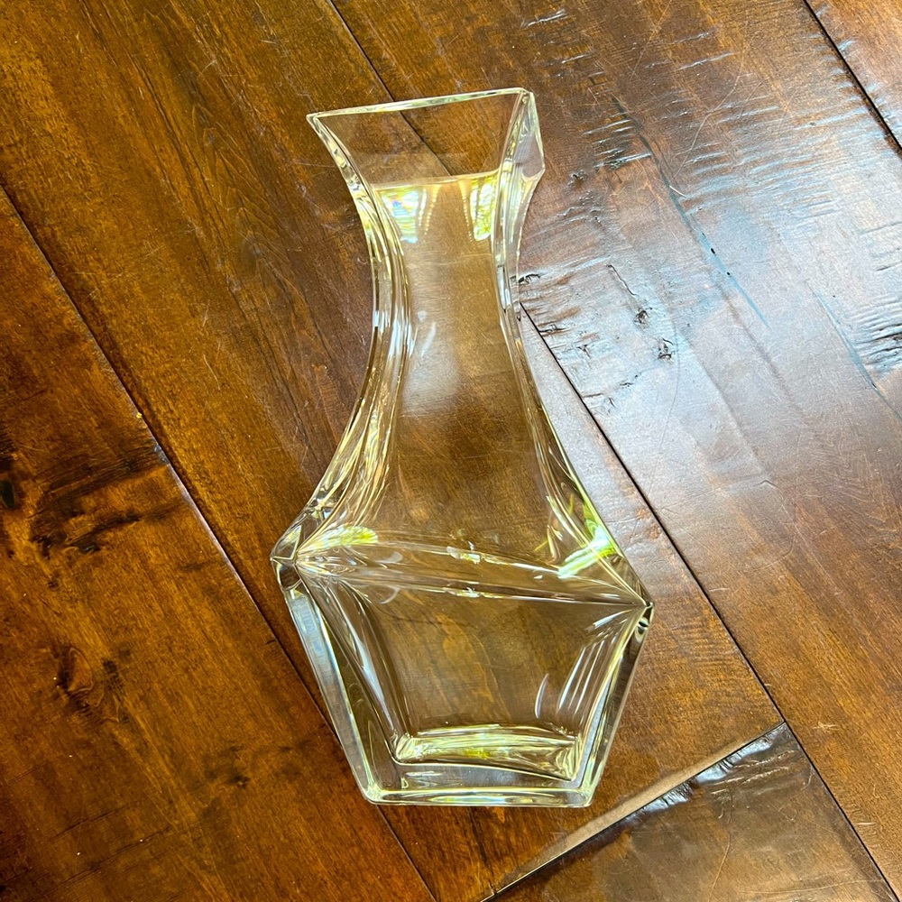 Gorgeous Crystal Baccarat Vase. “Julia” stands 10” T. Rim has 2.75” Opening.